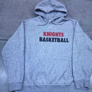 Gray Knights Basketball Hoodie